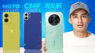 MOTO G85 vs CMF Phone 1 vs Realme P1 |   ULTIMATE 5G King Under 15K-17K 