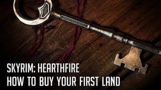 Skyrim - Hearthfire: How To Buy Your First Land (Landowner Achievement Guide)