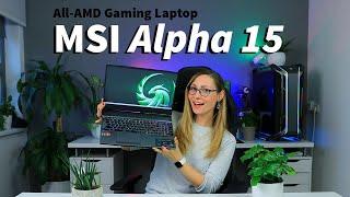 The World's 1st AMD Radeon RX 5500M Laptop - MSI Alpha 15 Review