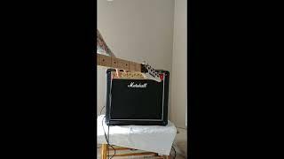 Marshall DSL20C with Celestion G12H30 - Max gain!