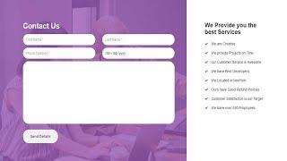 Contact Form Design in Bootstrap  | Contact Form Design Ideas | Divinector