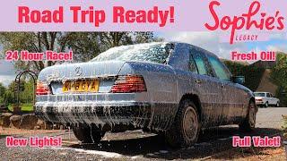 Preparing Our Mercedes W124 For 24 HOUR Road Trip!