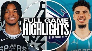 Game Recap: Hornets 117, Spurs 116