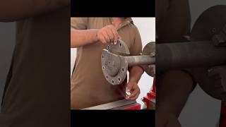 Incredible Skill: How Mechanic Repairs Poorly Broken Truck Wheel Axle #automobile