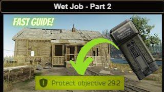 Wet Job Part 2 Escape From Tarkov Under A Minute QUest Guide Shoreline Peacekeeper #eft