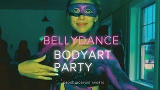 Bellydance Bodyart Party #youtubeshorts #art #bellydance