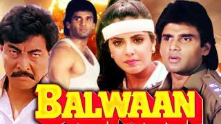 Balwaan 1992 Full Movie HD | Sunil Shetty Hindi Action Drama Movie | Divya Bharti | Danny Denzongpa