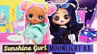 OMG Dusk & Dawn Sisters Moonlight BB & Sunshine Gurl DIY Moonlight & Sunshine OMG Dolls