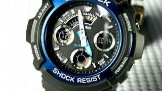 CASIO G-SHOCK AW-591 TIME WORK (STOP WATCH)