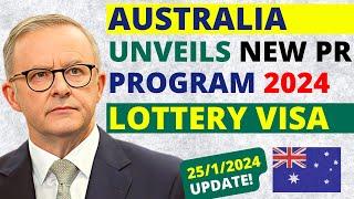 Australia New PR Subclass 192 Lottery Visa 2024 | Australia PR Visa