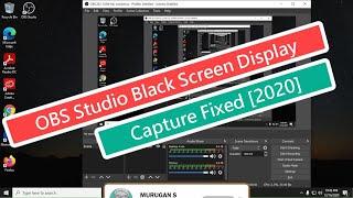 OBS Studio Black Screen Display Capture Fixed [2020]