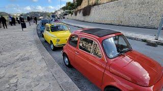 Ragusa, Sicily-Italy.  Fiat 500 ride through  Modican. Overseas Adventure Travel