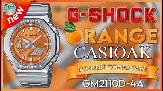 I Love An Orange Dial, Just Wish It Was Solar Too! | G-Shock Orange Casioak 200m Quartz GM2110D-4A