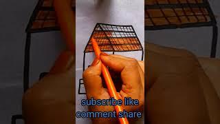 Hiw to draw a house|How to draw house with Easy method