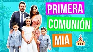 PRIMERA COMUNIÓN DE MÍA CON SU AMIGAS | KARLA CELIS VLOGS