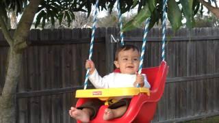 ethan in his swinger 1st time 9months