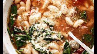 White Bean Soup with Parmesan