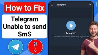 How To Fix Telegram unable to send SMS. please try again later | Telegram login problem solved