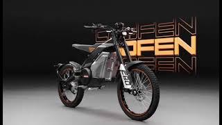 The electric motorcycle Caofen F80. See it at EICMA 2021