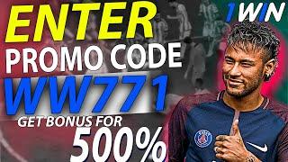 Promo code 1win . How get huge bonus 1win for 500% . New actual promo code 1win - WW771