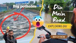 Diu Ke Dangerous Roads in Monsoon ️️ | Diu Tour