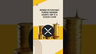 World Economic Forum Member Admits XRP is a ‘Good Coin’. #XRP #Ripple #WEF #XRPCommunity #Blockchain