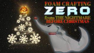 Foam Crafting Zero from The Nightmare Before Christmas