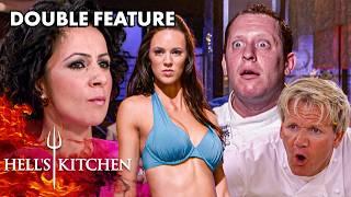 Fashion Night CHAOS With RAW Beef & 11 WASTED Fish! | Hell's Kitchen Double Episode