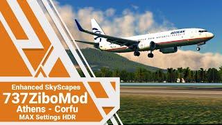 [X-Plane 11 EnhancedSkyScapes] - [737ZiboMod Latest Version Update] - [Ortho4XP] - MAX Settings HDR