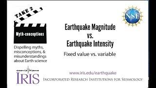 Earthquake Magnitude vs. Intensity. what's the difference?
