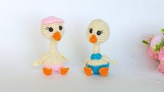 Incredibly cuteHow to crochet a little GOSSY // Amigurumi bird