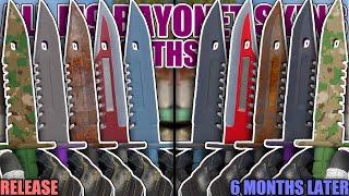 All M9 Bayonet Skins in CS2 6 Months later + Comparison with Release version  CS2 Showcase