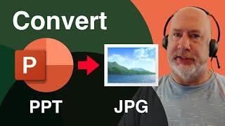 How to Convert PowerPoint Slides into JPEG Images