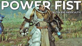 Space Marine 2 – Solo Bulwark Ruthless Difficulty (Power Fist & Plasma Pistol, Max Level)