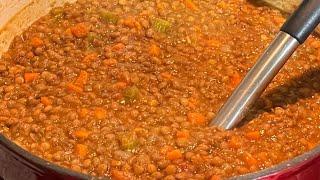 Everyone Should Eat More Lentils this Winter! New Delicious Lentil Soup Recipe REVEALED!