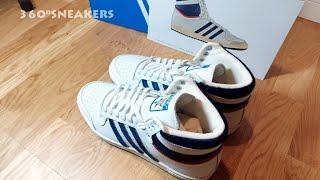 Adidas Top Ten Hi - White / Blue / Red / Fur