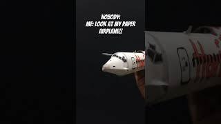 Paper craft Boeing 717 #horizon #horizonshorts #boeing717 #boeing