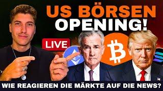  Bitcoin & Crypto Live Trading: US Arbeitsmarkt & Börsen Opening!  Das passiert Jetzt!