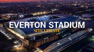 BIG SCREEN & STUNNING NIGHT VIEWS | Latest from Everton Stadium ️