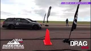 2014 E63s AMG wagon / AMS Alpha 9 at 2019 Pikes Peak Airstrip Attack