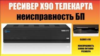 Спутниковый ресивер Globo X-90. Ремонт ресивера.