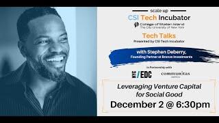 Tech Talks | Stephen Deberry of Bronze Investments | 12.2.20