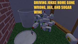 My Summer Car driving Jokke home gone wrong, going to jail, and selling Kilju