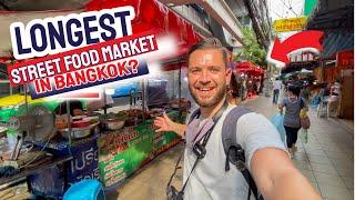 5 THAI STREET FOOD DISHES IN 1 MARKET   - DIY Bangkok food Tour BEST PAD THAI -  ฝรั่งกินอาหารไทย