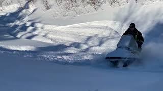 skandic swt 550 fan deep 5 feet powder snow fun