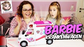 BARBIE 2-in-1 KRANKENWAGEN  Hilfe! Barbie braucht einen Arzt! Was ist passiert?