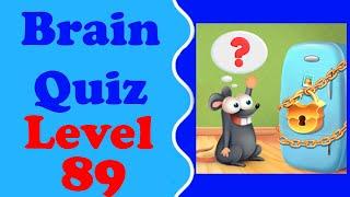 Brain quiz tricky puzzle Walkthrough level 89