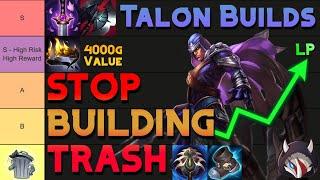 THE SHOPKEEPER IS ROBBING YOUR LP | Talon Item Tier List