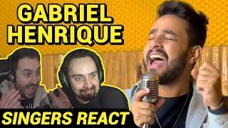 Gabriel Henrique - Emotion REACTION | Singers React