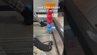 Load zone cleared under 1 second#robotics #vexrobotics #vex #robots #pushback #fast
